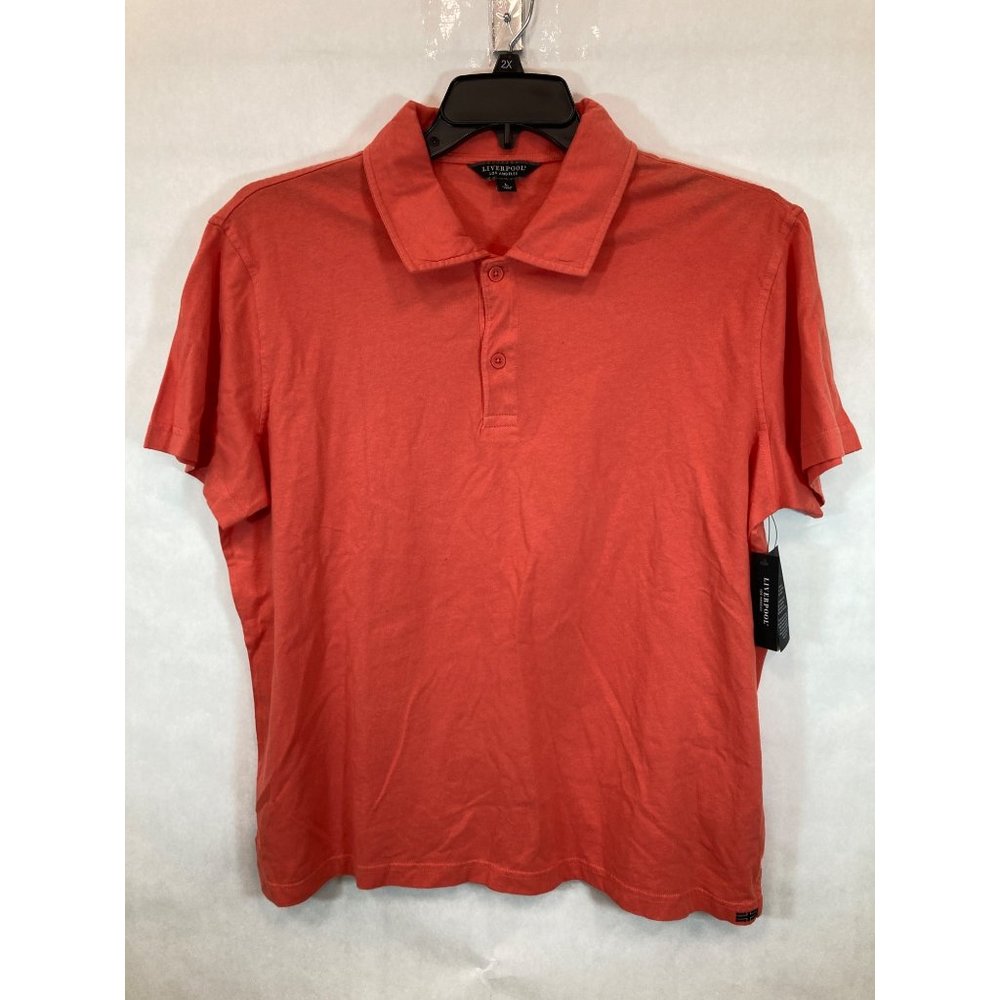 NWT - Men's Short Sleeve Collard  Three Button Placket Comfortable  Polo Shirt
